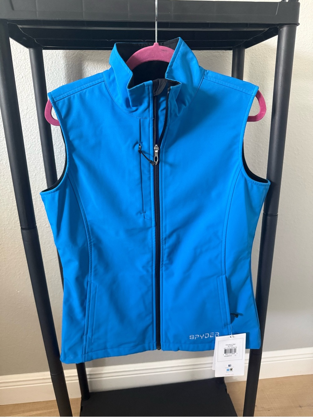 Spyder Women's Collegiate Blue Softshell Vest